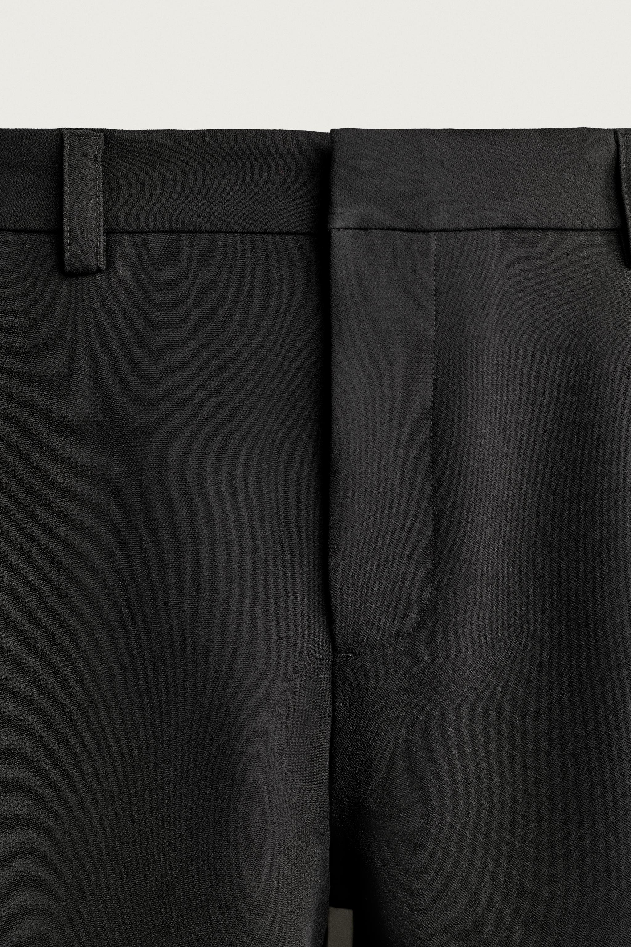 SIDE-PLEAT WIDE-FIT PANTS